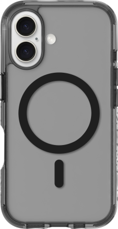 Laut Crystal Matter X magnētiskais viedtālruņa apvalks iPhone 16 Plus - caurspīdīgs melns