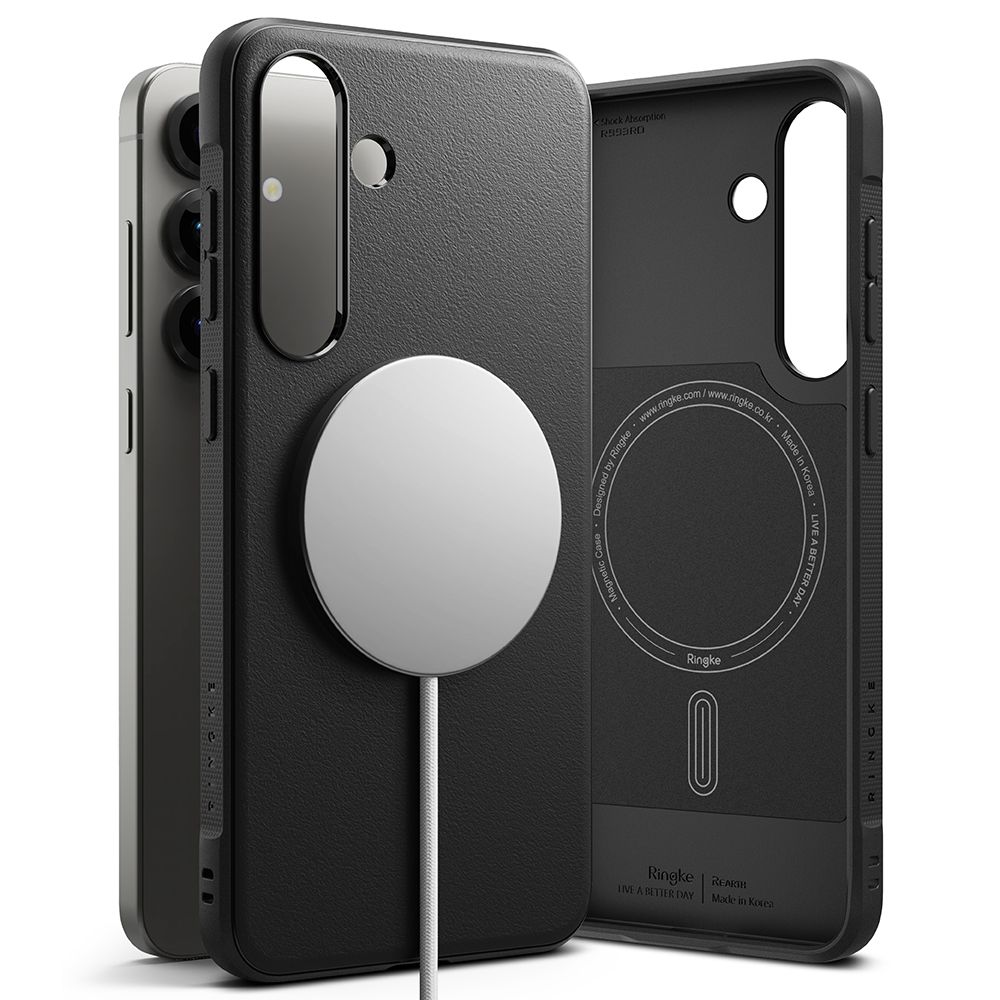 Ringke Onyx Magnētiskais viedtālruņa apvalks Samsung Galaxy S25+ - melns