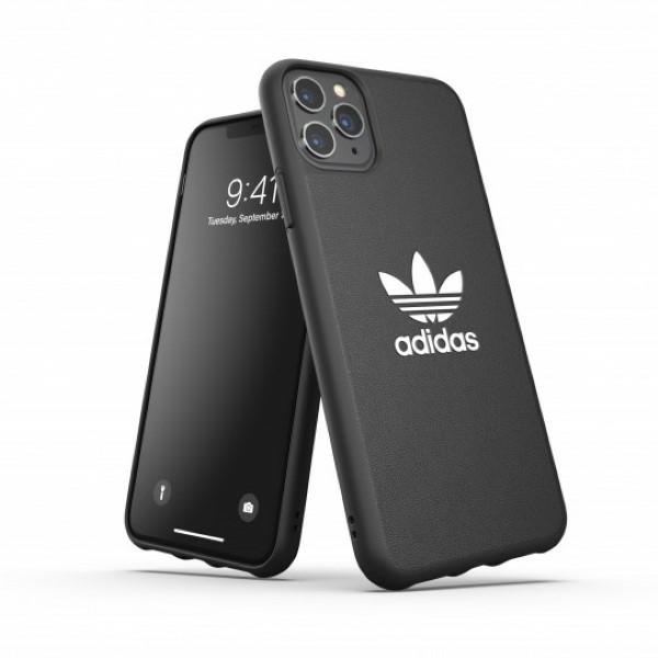 Adidas OR veidots apvalks Basic iPhone 11 Pro Max - melna un balta