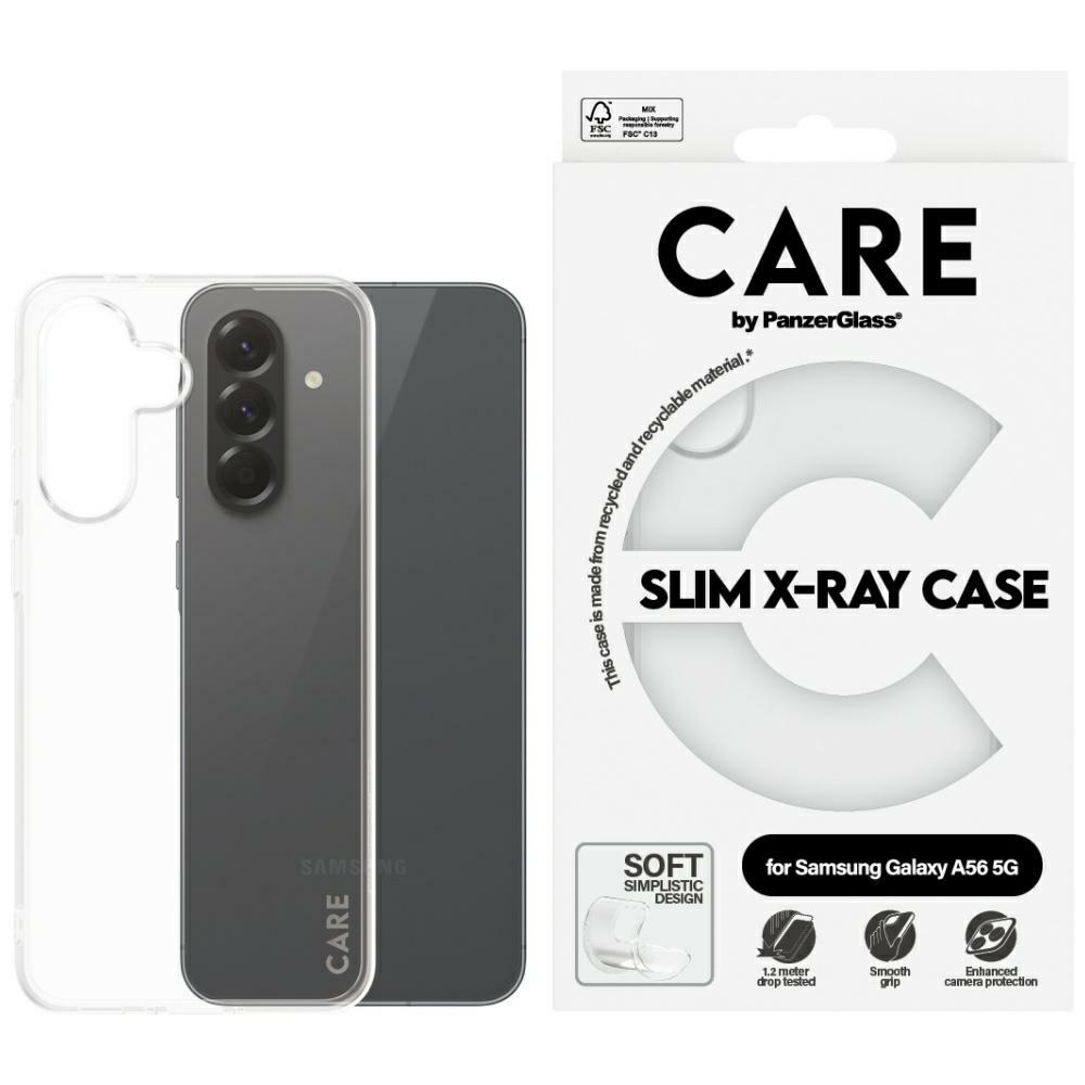 CARE by PanzerGlass Modes X-Ray viedtālruņa apvalks Samsung Galaxy A56 5G - Caurspīdīgs