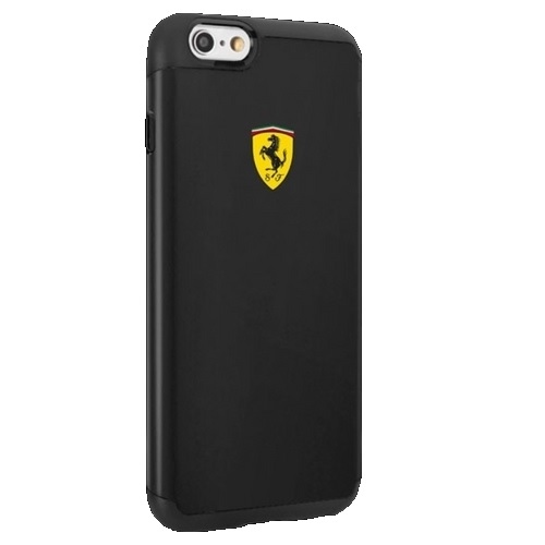 Ferrari triecienizturīgs viedtālruņa apvalks iPhone 6 / 6S - Melns