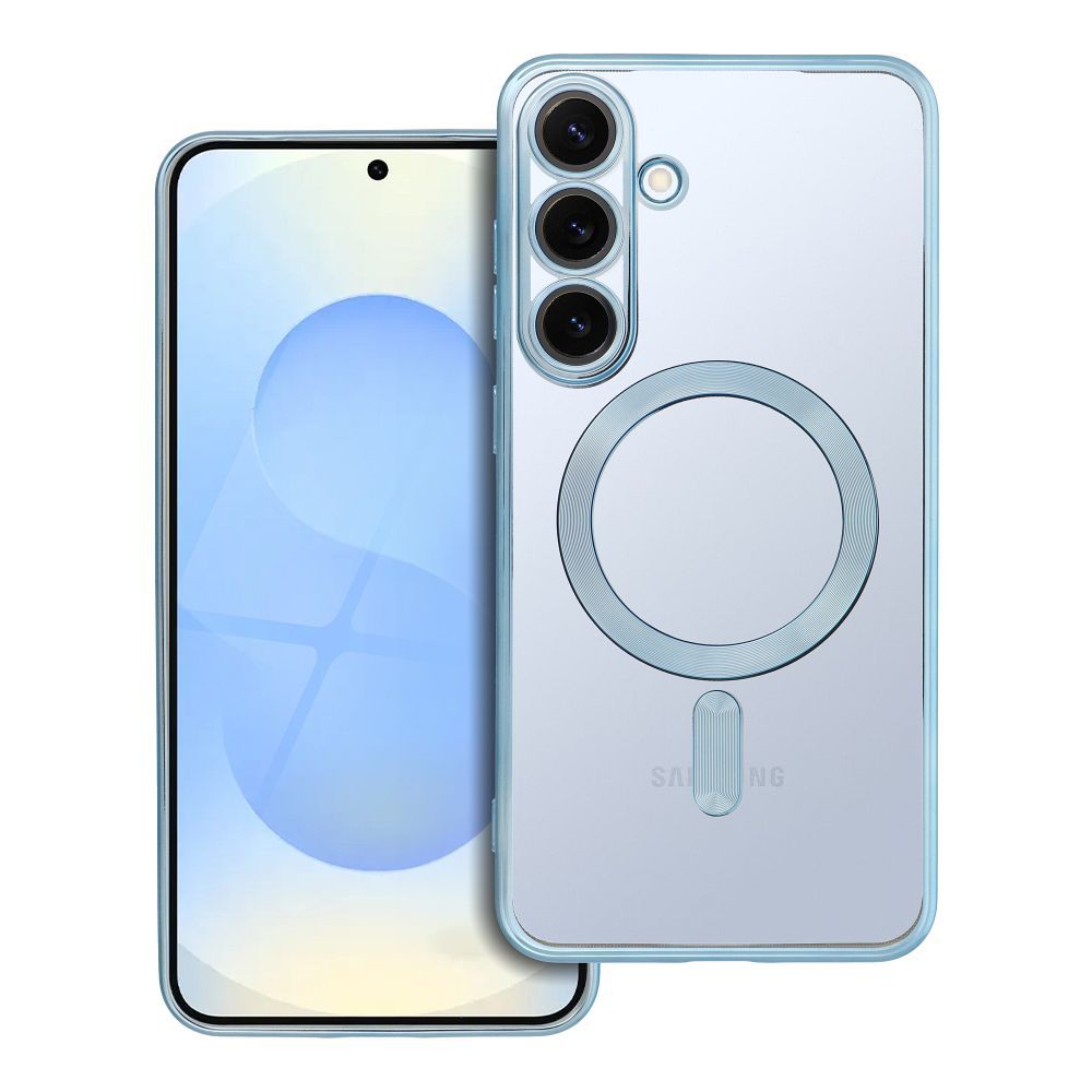 ELECTRO MAG COVER viedtālruņa apvalks saderīgs ar Magnētisko MagSafe SAMSUNG S25 Plus zila