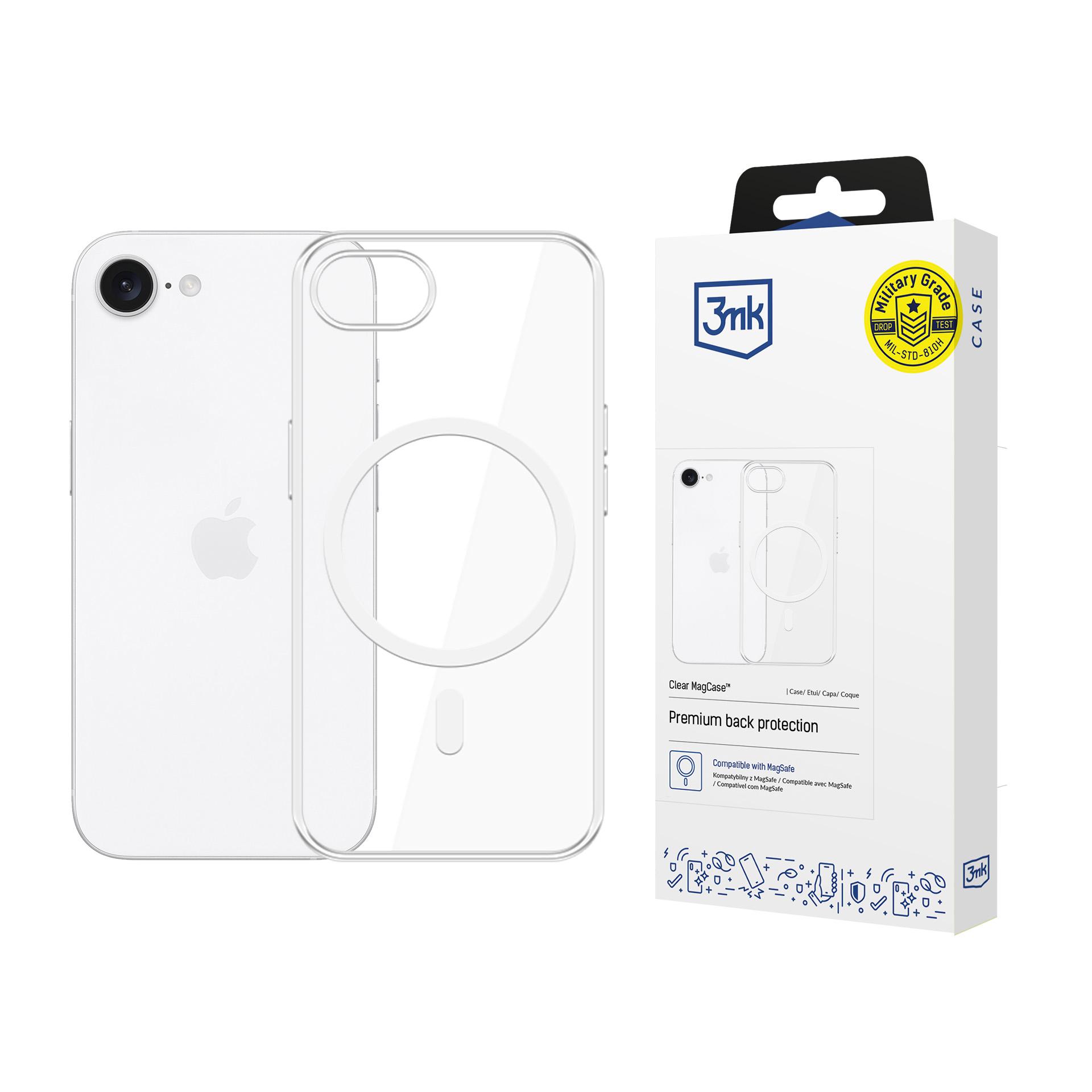 3mk caurspīdīgs MagCase Apple iPhone 16E - caurspīdīgs