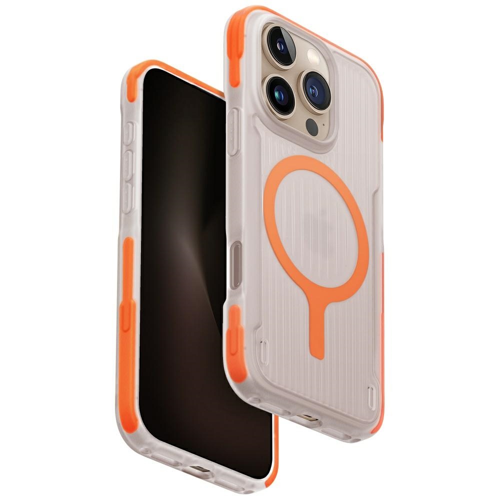Uniq Combat Active Magclick uzlādes apvalks iPhone 16 Pro - oranžs