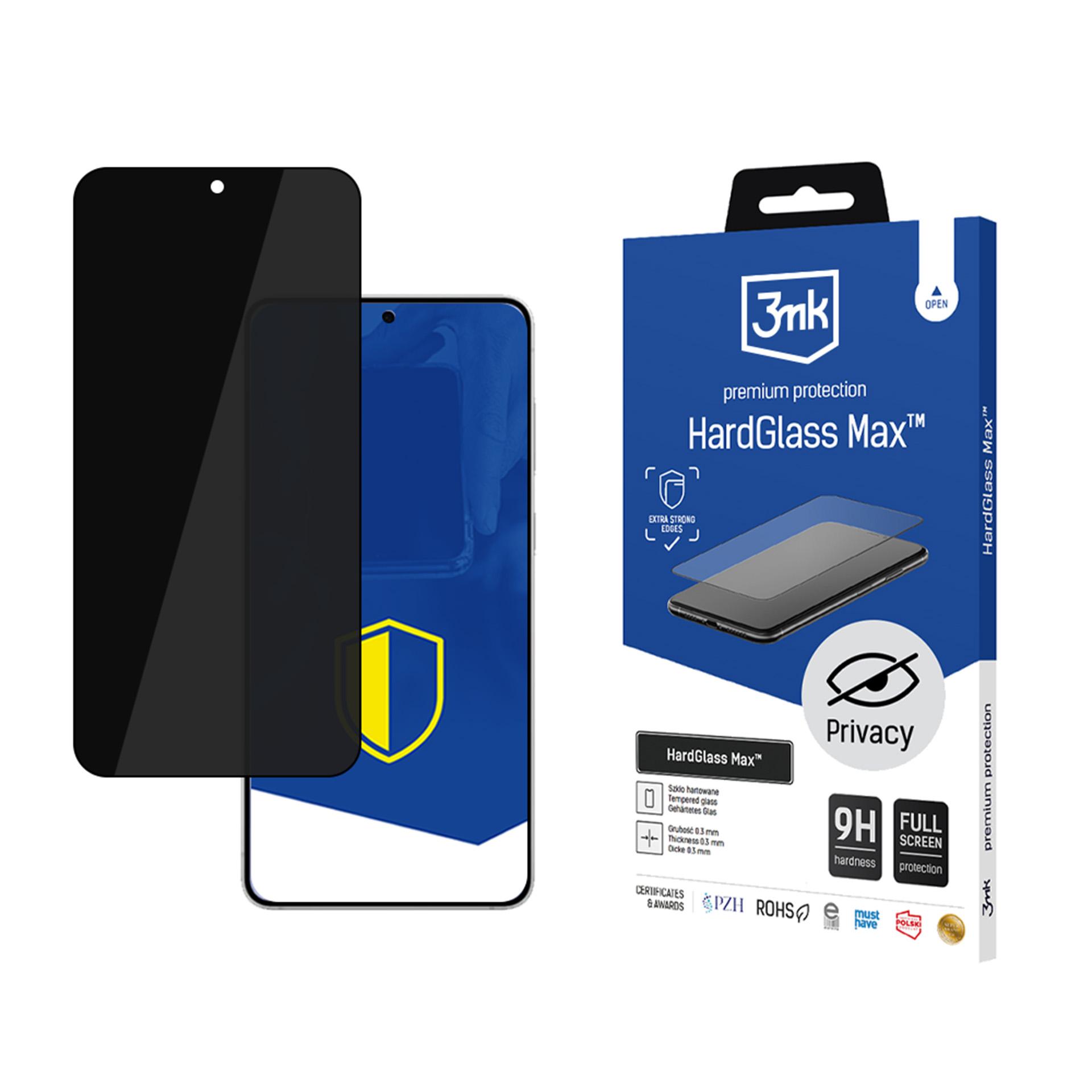 3mk HardGlass Max Privacy Black privātuma stikls Samsung Galaxy S25 Edge