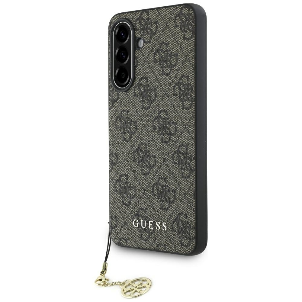 Guess 4G Charms Collection apvalks Samsung Galaxy A36 - Brūns