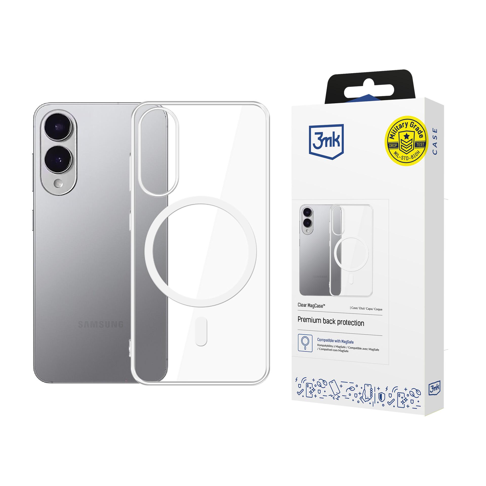 3mk Clear MagCase Samsung Galaxy S25 Edge - caurspīdīgs