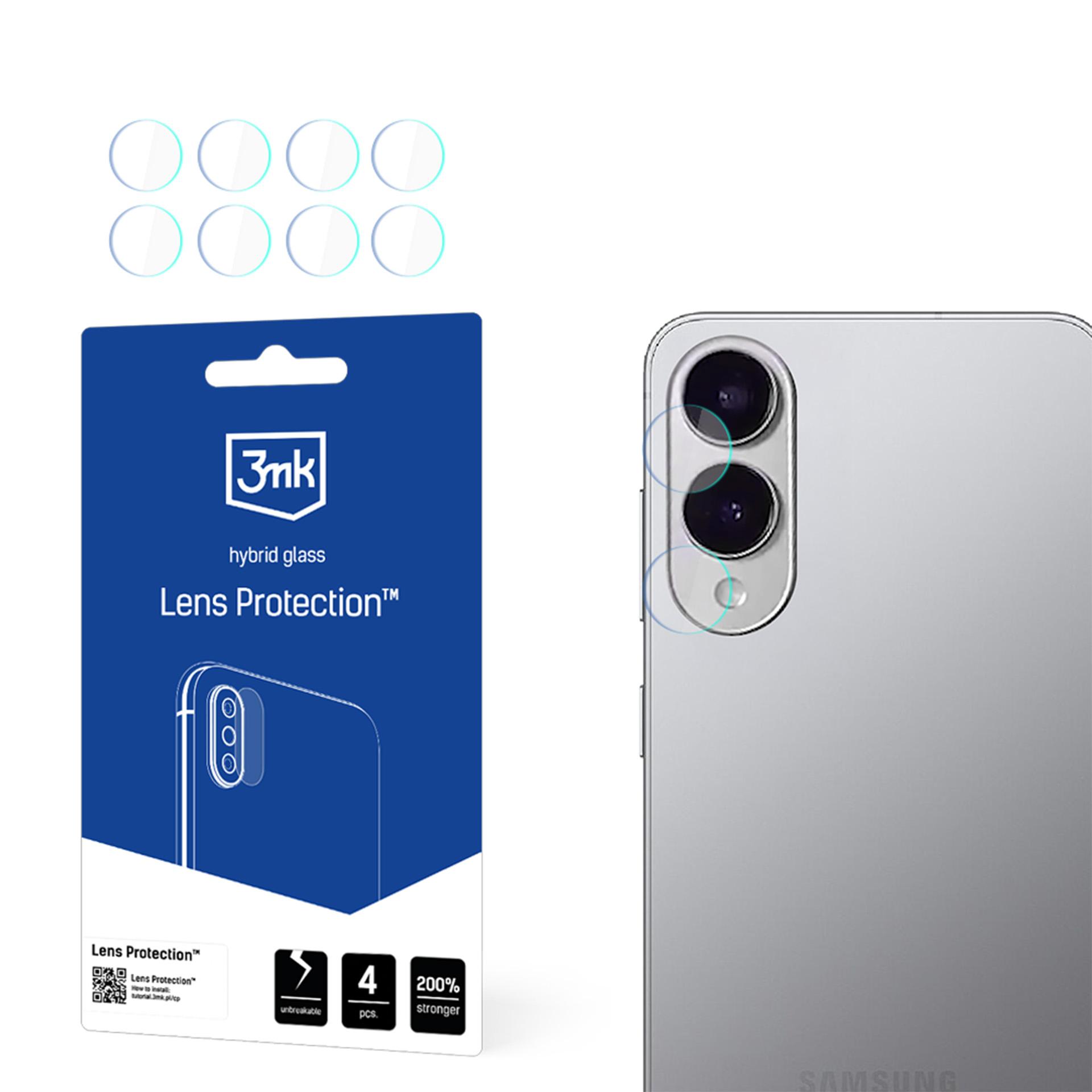 3mk Objektīva aizsargstikls hibrīdais stikls Samsung Galaxy S25 Edge kameras objektīvam