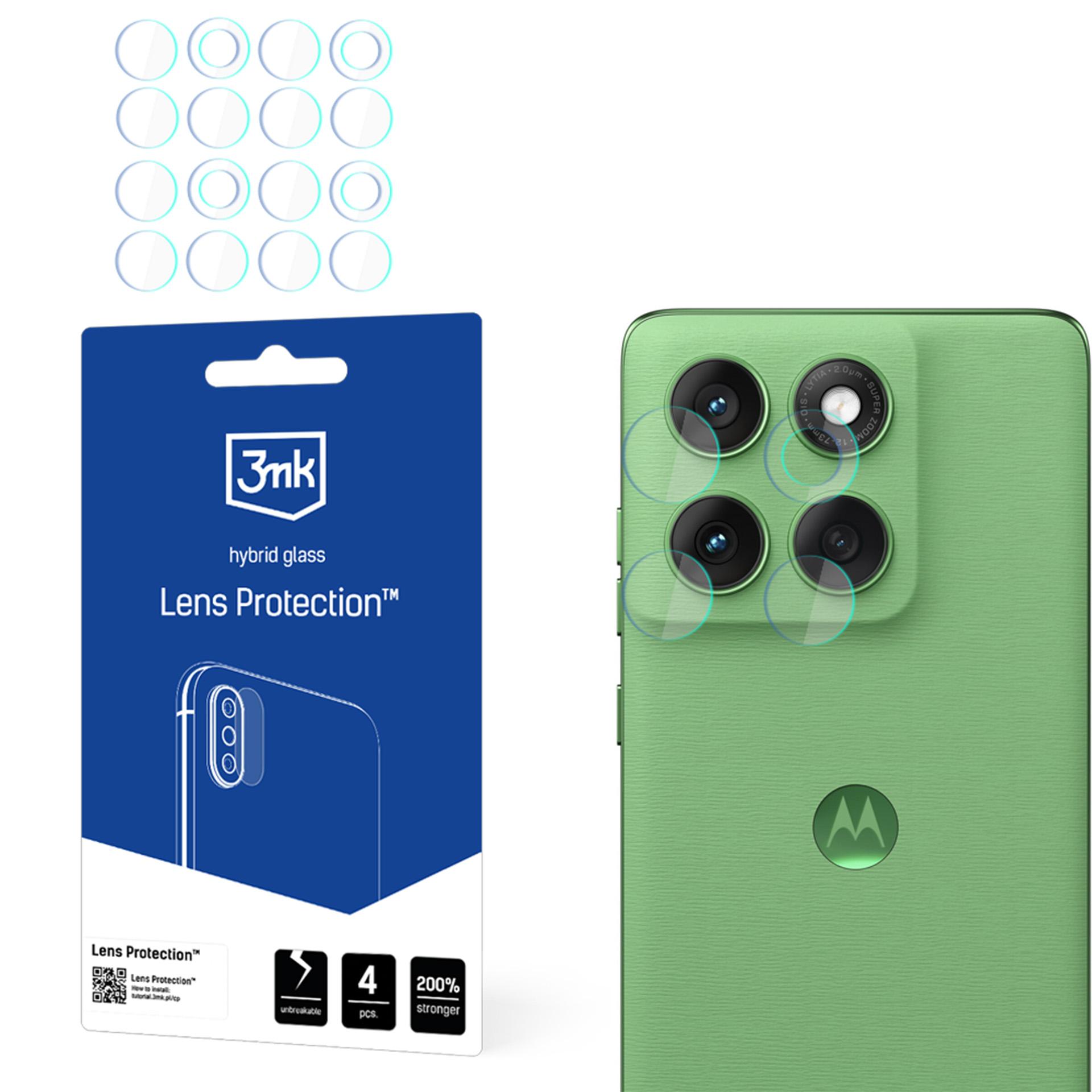 3mk Lēcas aizsardzība Hibrīda stikls Motorola Edge 60 kameras lēca