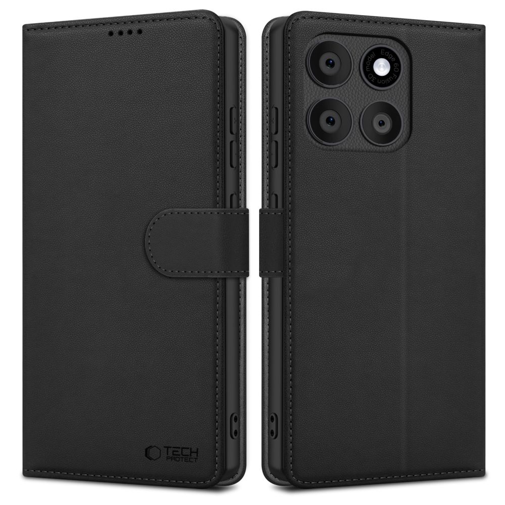 Tech-Protect Maka tipa viedtālruņa apvalks Motorola Edge 60 Fusion - melns