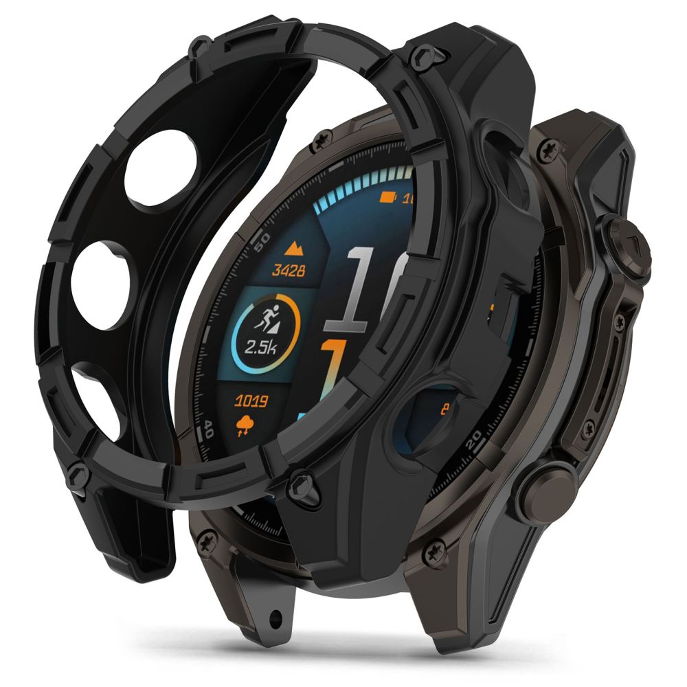 Tech-Protect Defense Air apvalks Garmin Fenix 8 51mm - melns