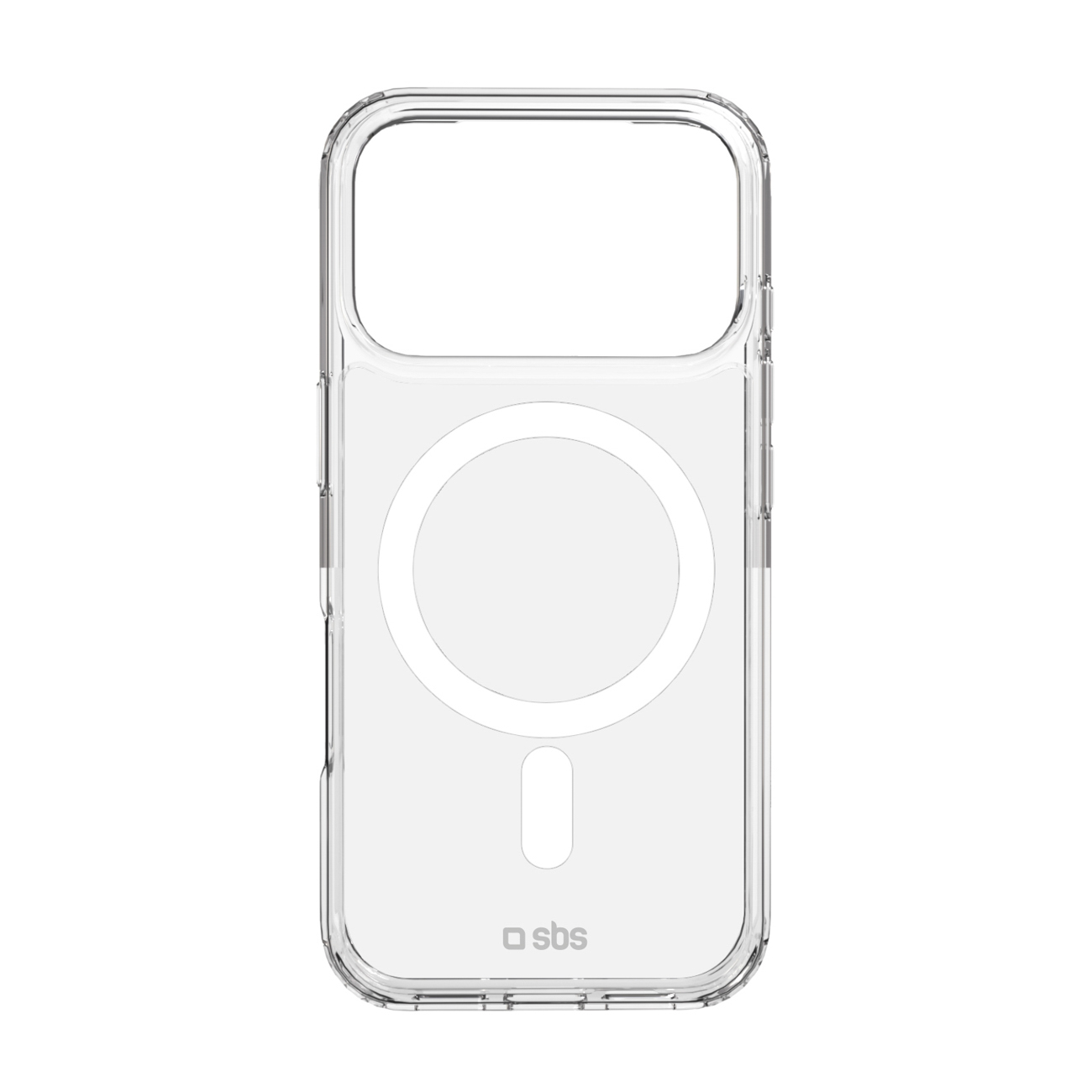 SBS Extreme Mag apvalks iPhone 17 Pro ar D3O tehnoloģiju - caurspīdīgs