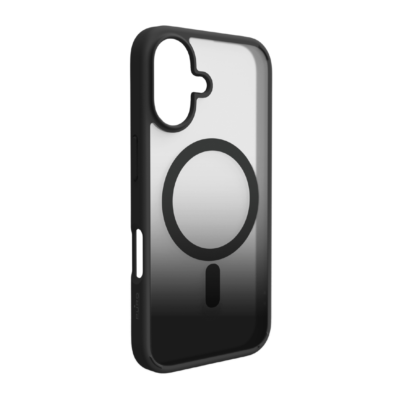 Puro Gradient TPU MagSafe saderīgs viedtālruņa apvalks iPhone 17 - melns