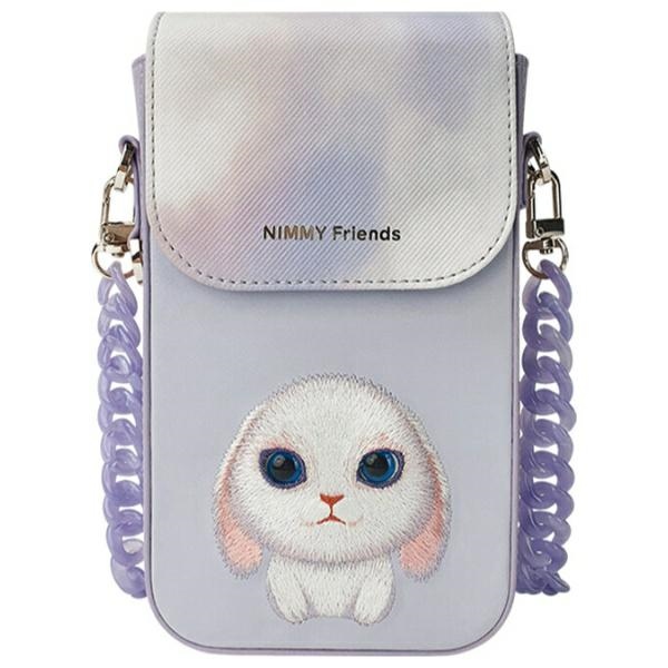 Nimmy Big Eyed Pet 2.0 Rabbit telefona soma - violeta