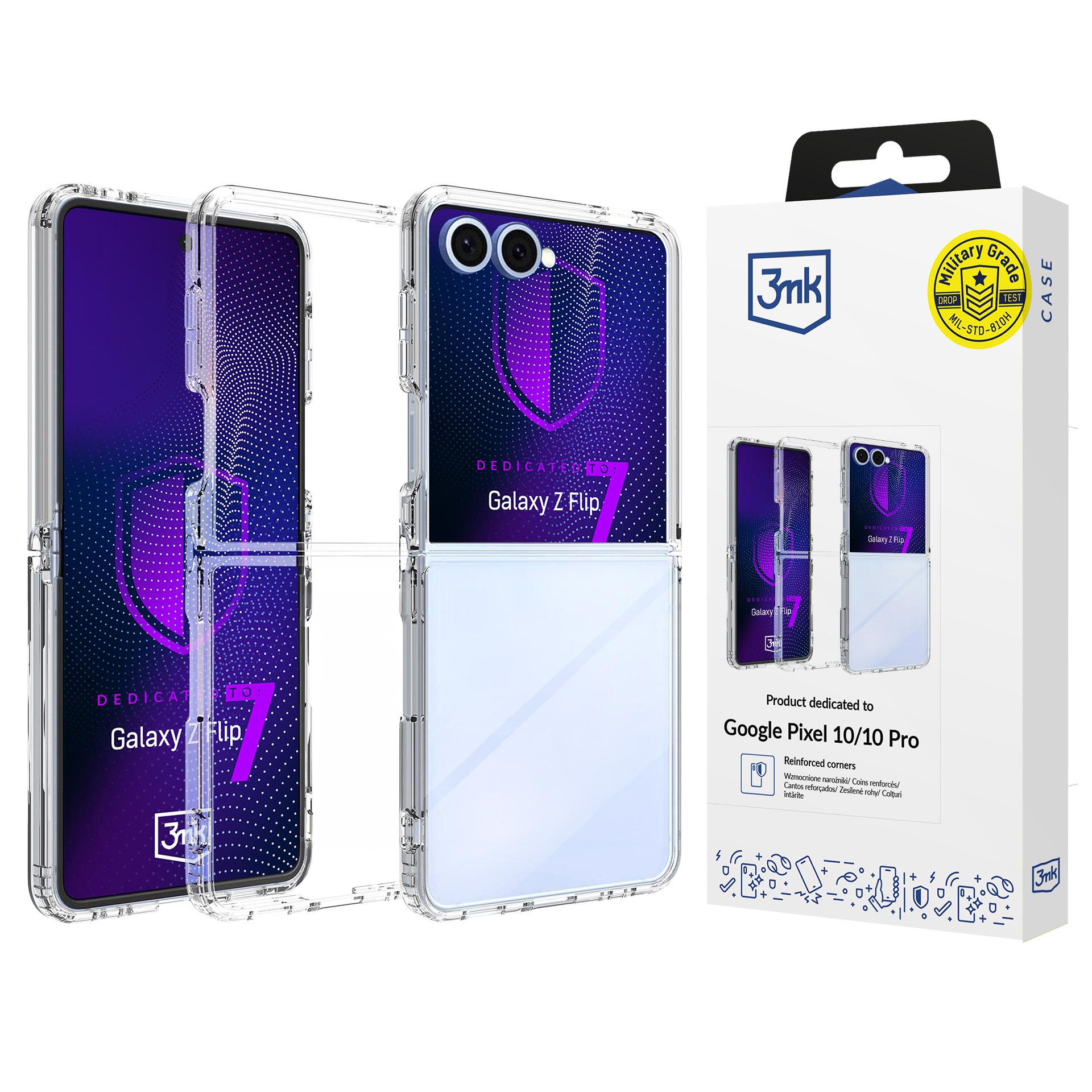 3mk Armor viedtālruņa apvalks Samsung Galaxy Z Flip 7 - caurspīdīgs