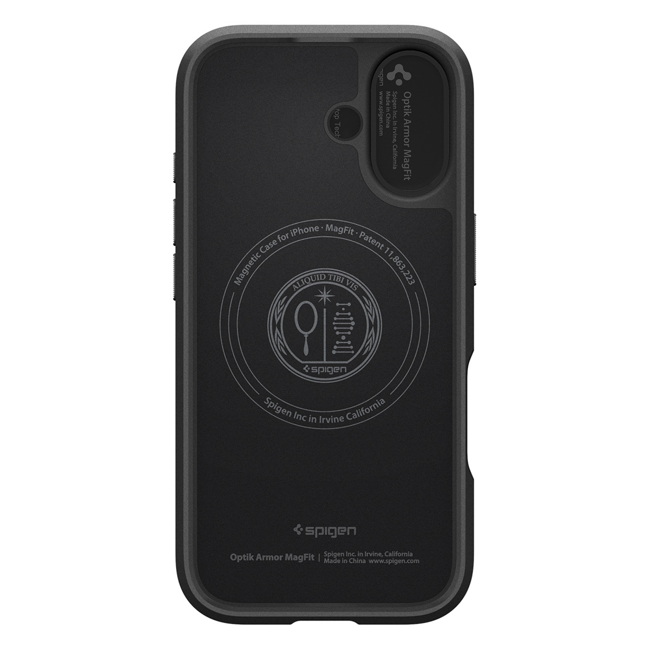 Spigen Optik Armor Magnētiskais viedtālruņa apvalks iPhone 17 - melns