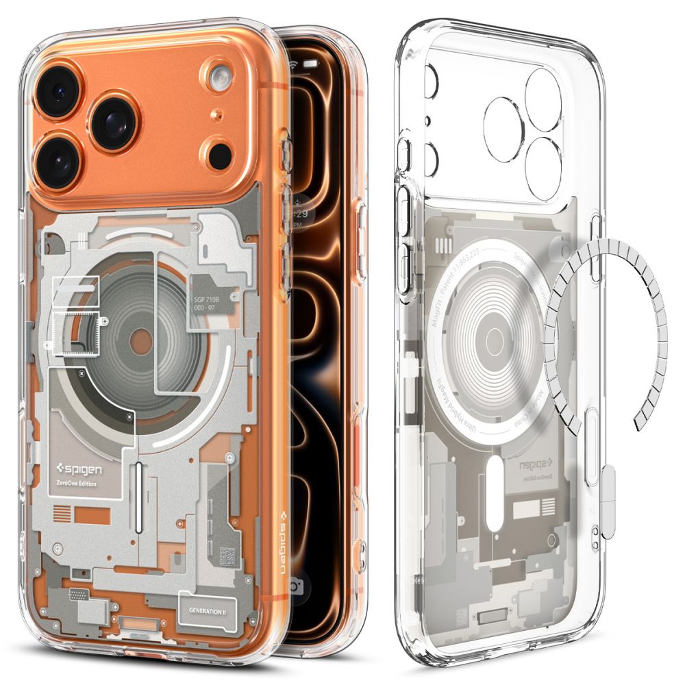 Spigen Ultra Hybrid Magnētiskais viedtālruņa apvalks iPhone 17 Pro Zero One - titāna