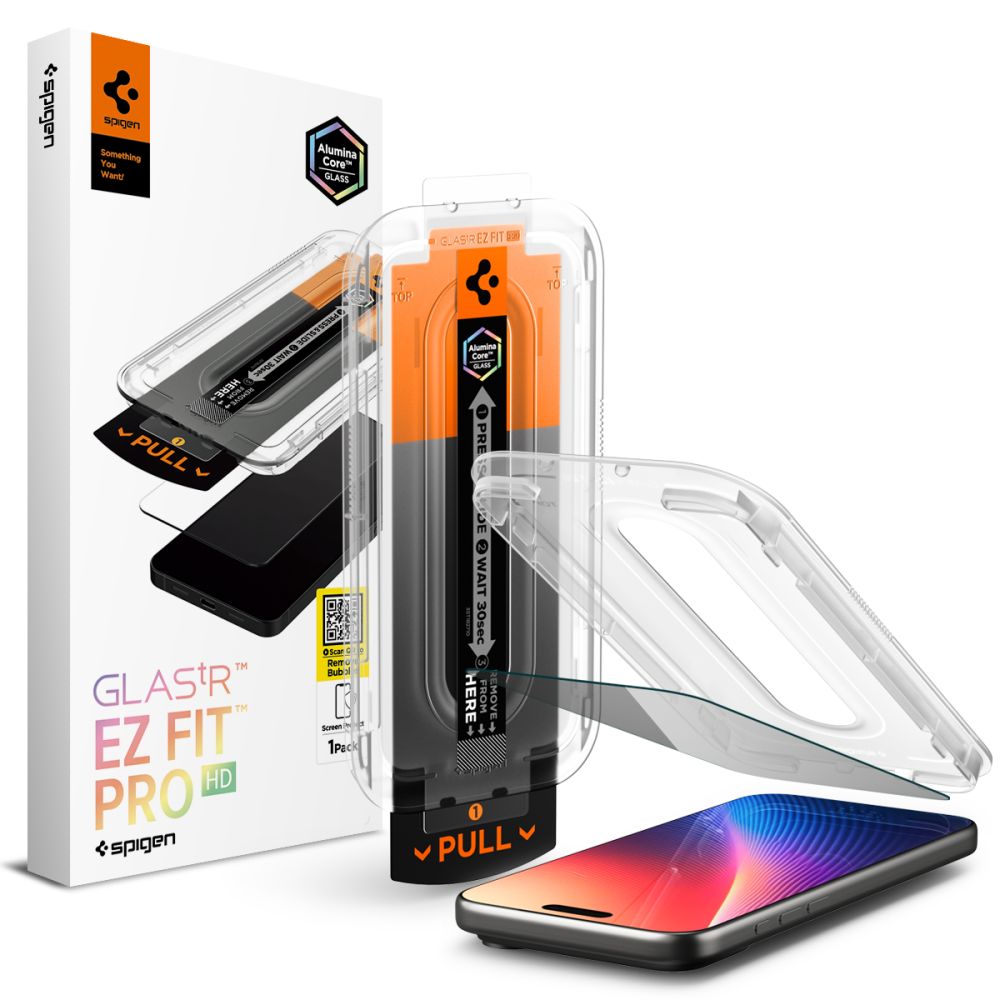 Spigen Glas.TR EZ Fit Pro privātuma stikls iPhone 16 Pro Max / 17 Pro Max