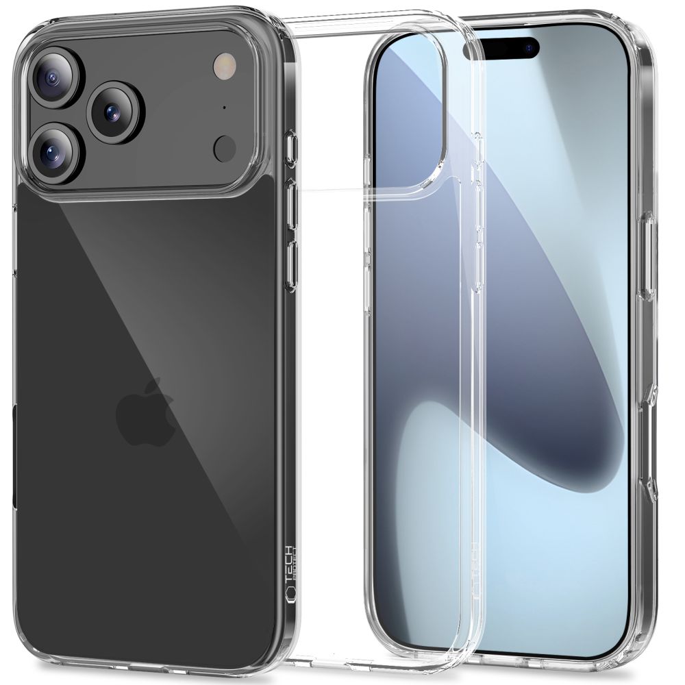 Tech-Protect FlexAir Hybrid viedtālruņa apvalks iPhone 17 Pro - caurspīdīgs