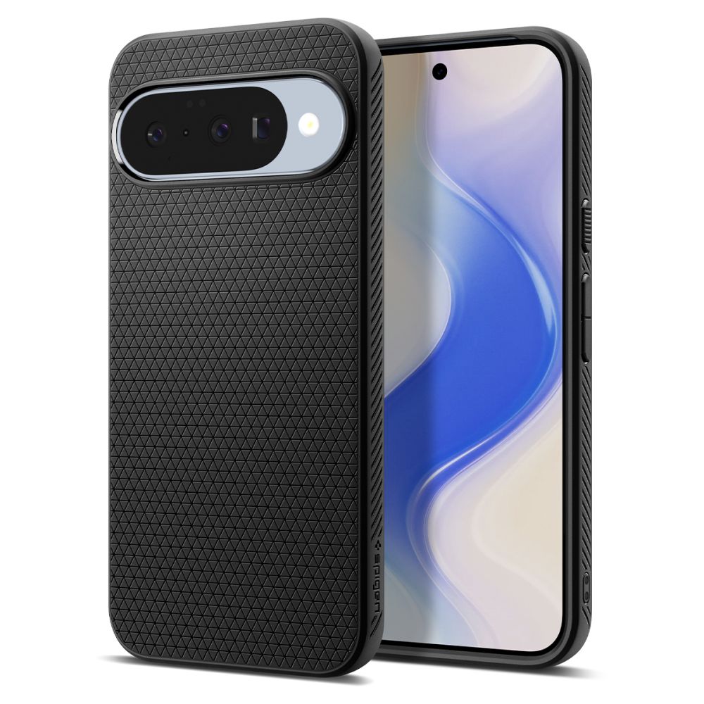 Spigen Liquid Air viedtālruņa apvalks Google Pixel 10 / 10 Pro - matēta melna