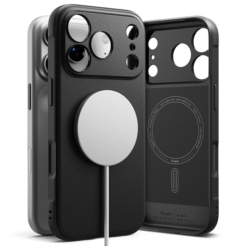 Ringke Onyx Magnētiskais MagSafe apvalks iPhone 17 Pro – melns