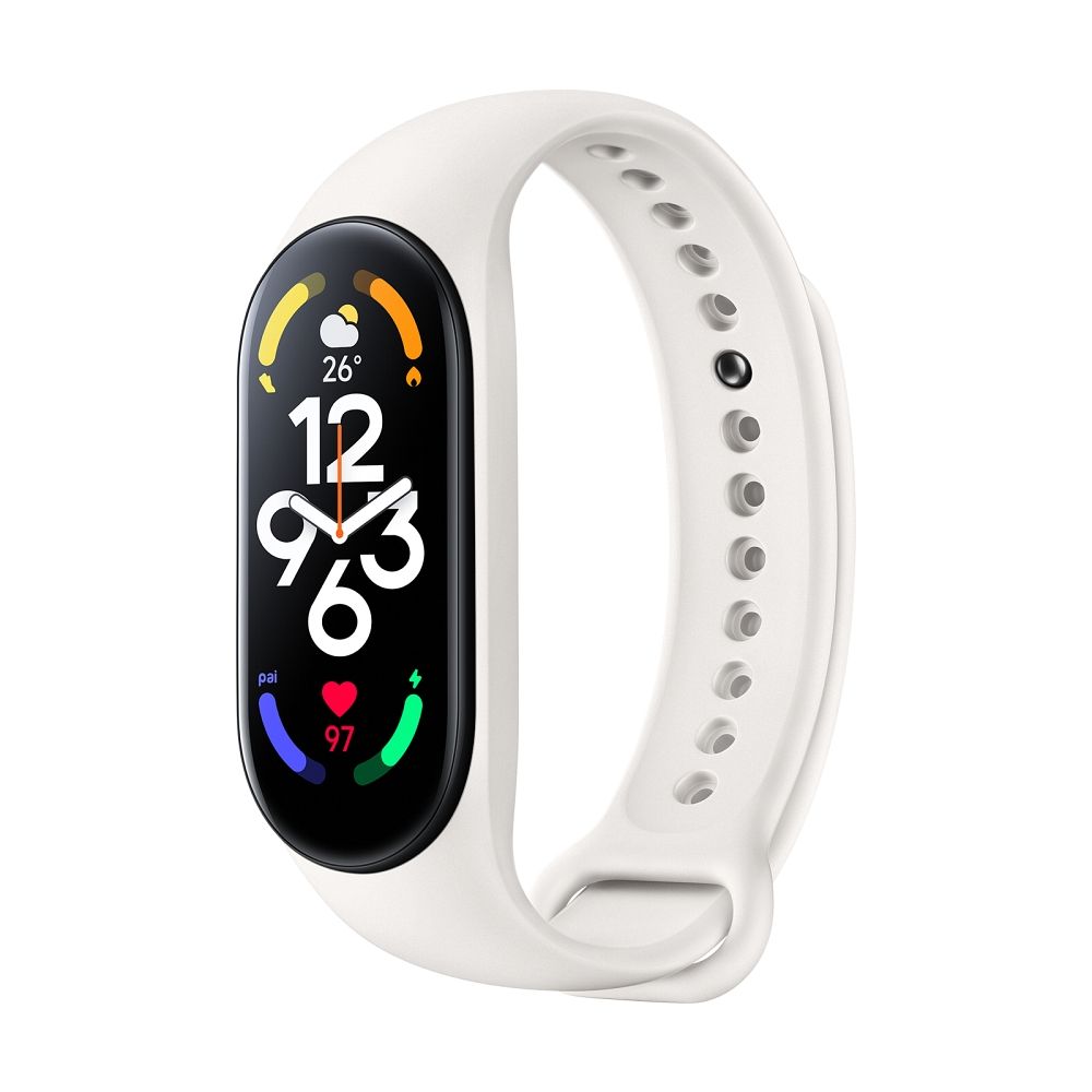 Silikona siksna Xiaomi Mi Band 5 / 6 / 7 smilšaina (11)