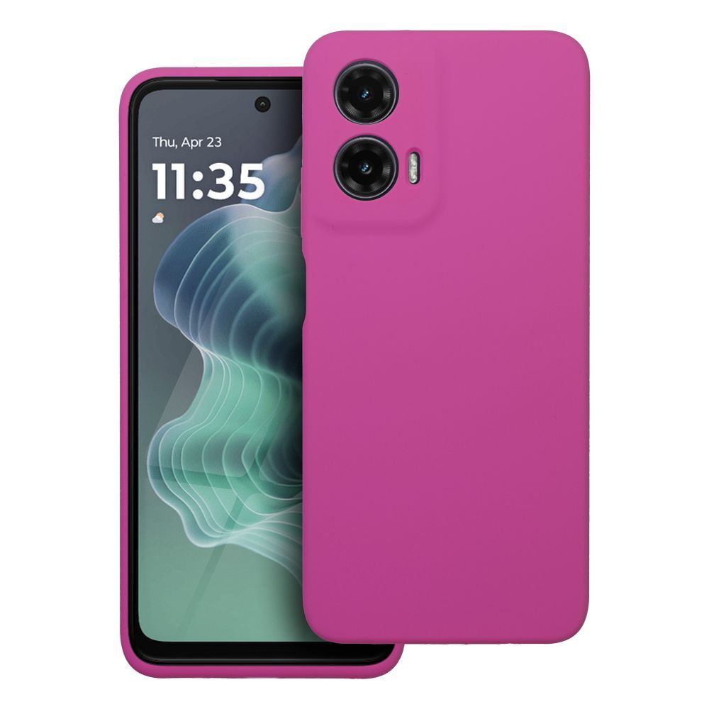 Silikona 2mm viedtālruņa apvalks MOTOROLA G35 5G, rozā