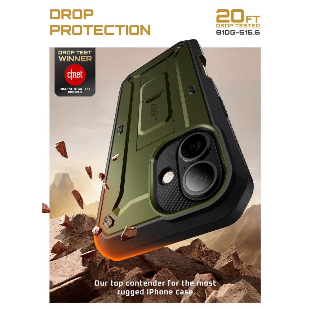 Supcase UB Pro viedtālruņa apvalks iPhone 17 - zaļš