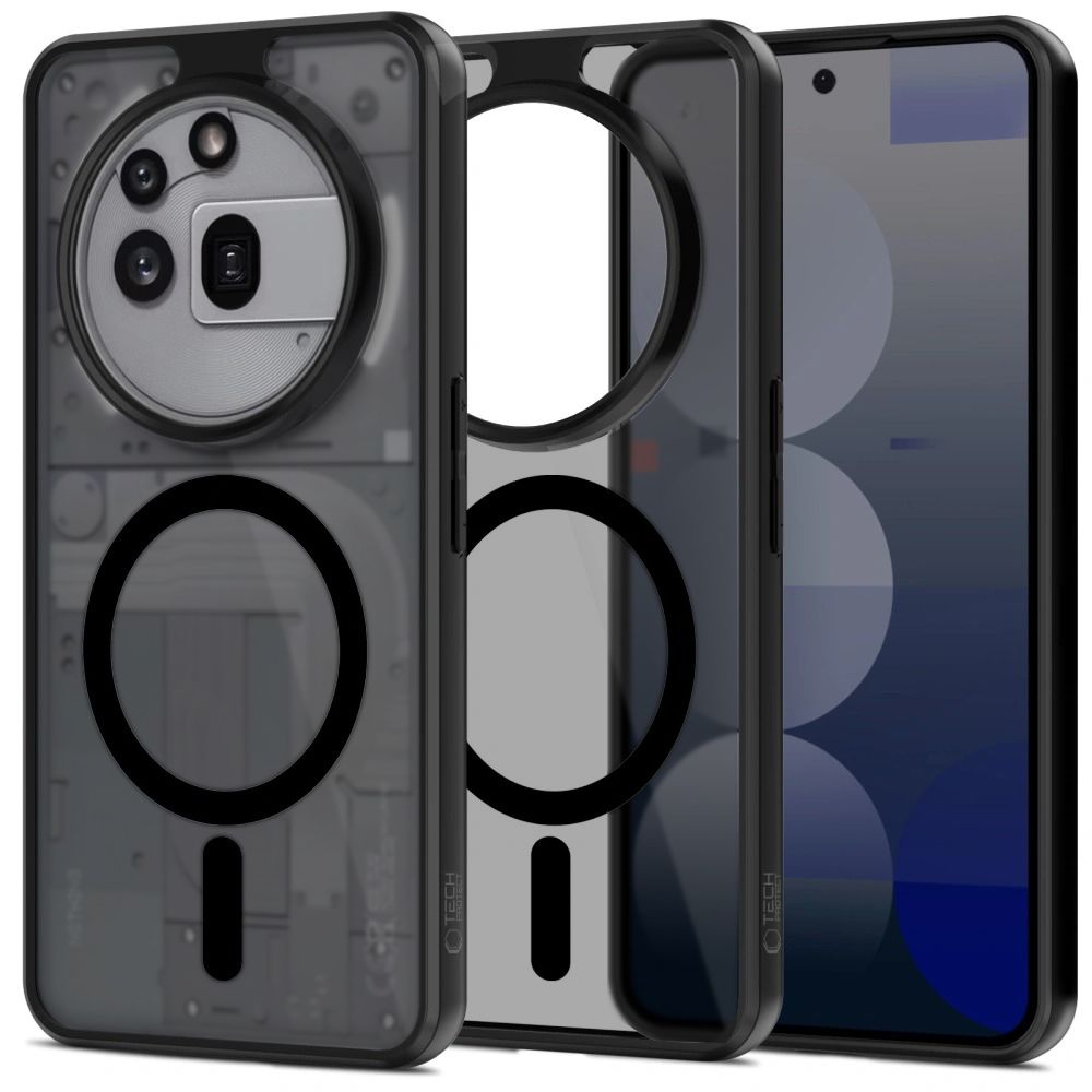 Tech-Protect MagMat MagSafe viedtālruņa apvalks Nothing Phone 3A Pro - matēti melns