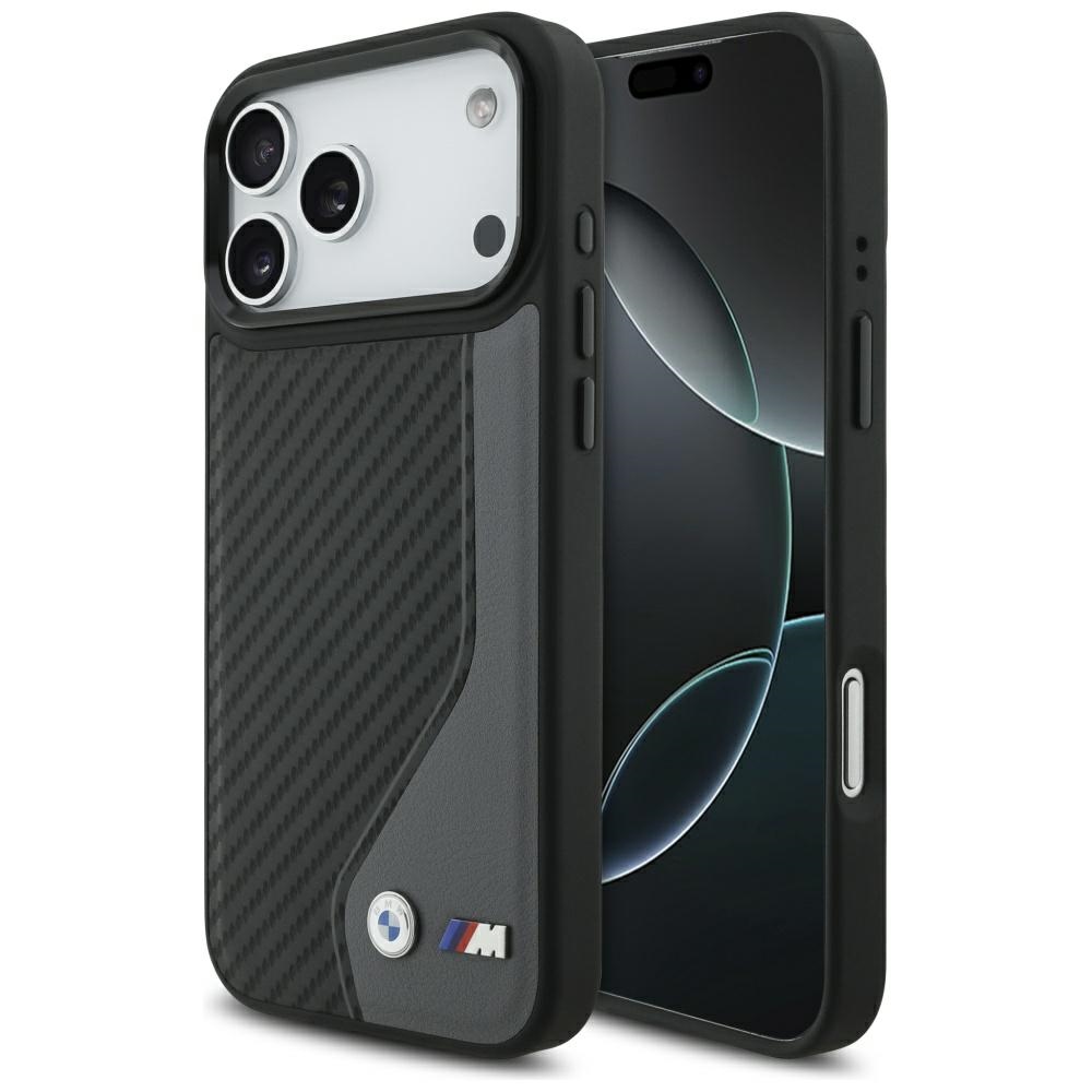 BMW M Carbon Logo Magnētiskais viedtālruņa apvalks iPhone 17 Pro Max - grafīts