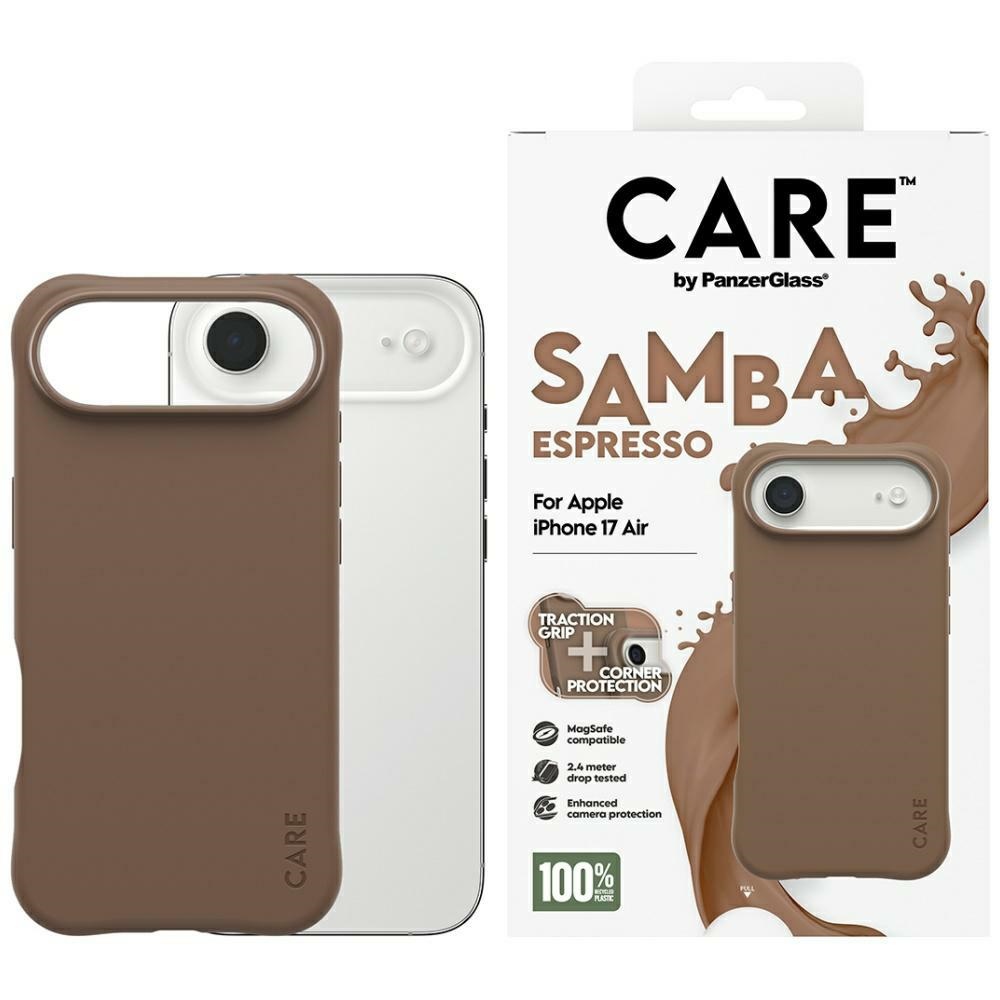 CARE by PanzerGlass Modes Samba Magnētiskais viedtālruņa apvalks iPhone Air - Brūns