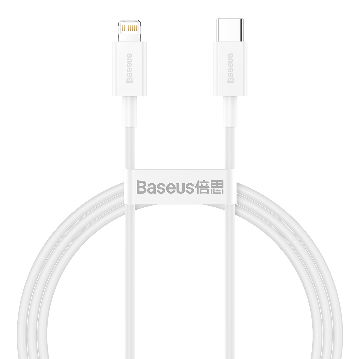 Baseus kabelis Superior PD USB-C - Lightning 1,0 m balts 20W