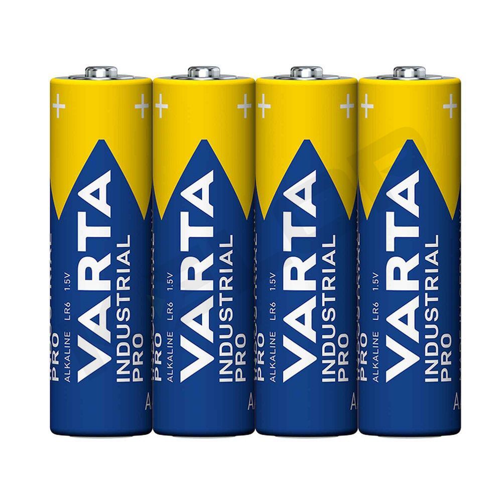 VARTA alkāliskā baterija R6 (AA) Industrial Pro 4 gab.