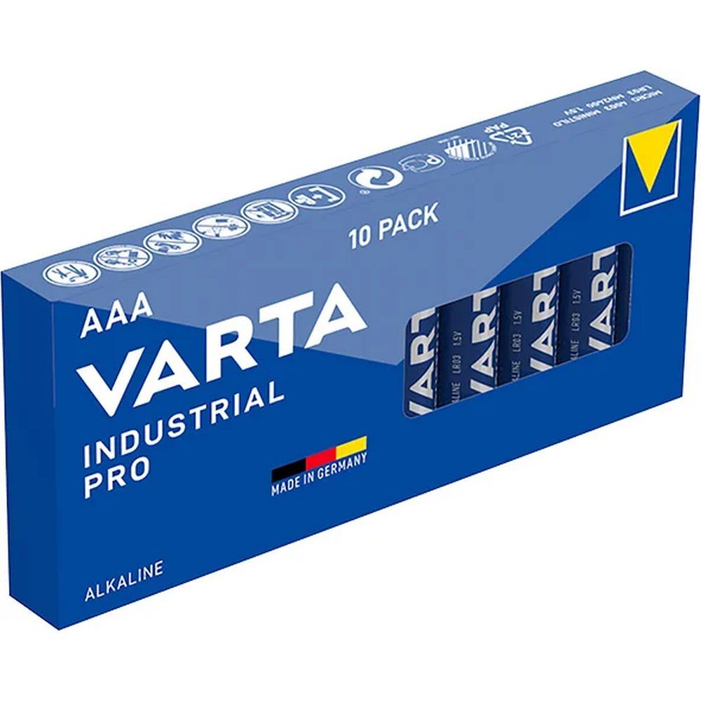 VARTA alkalīnā baterija R3 (AAA) Industrial Pro 10 gab.