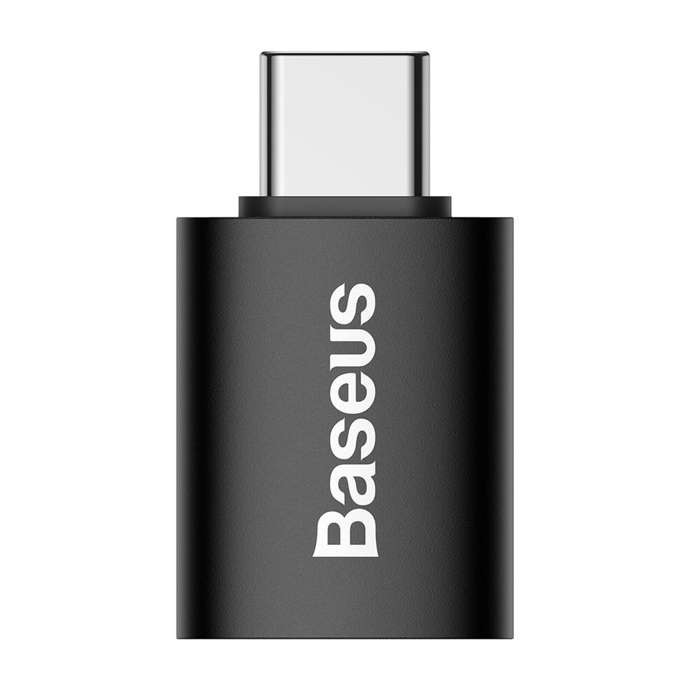 Baseus adapteris Ingenuity USB-C uz USB-A 3.1 melns OTG