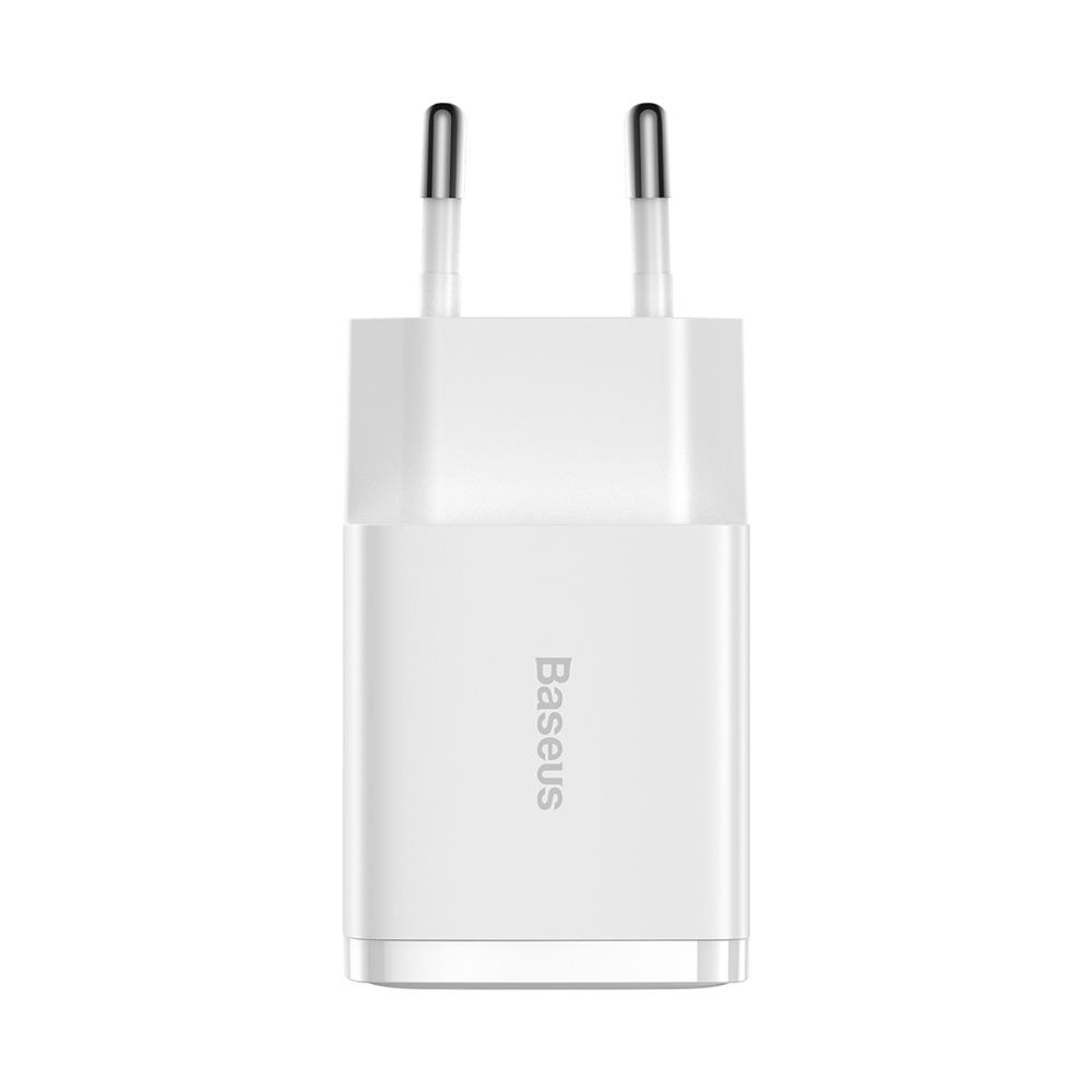 Baseus lādētājs Compact 2 x USB balts 10,5w