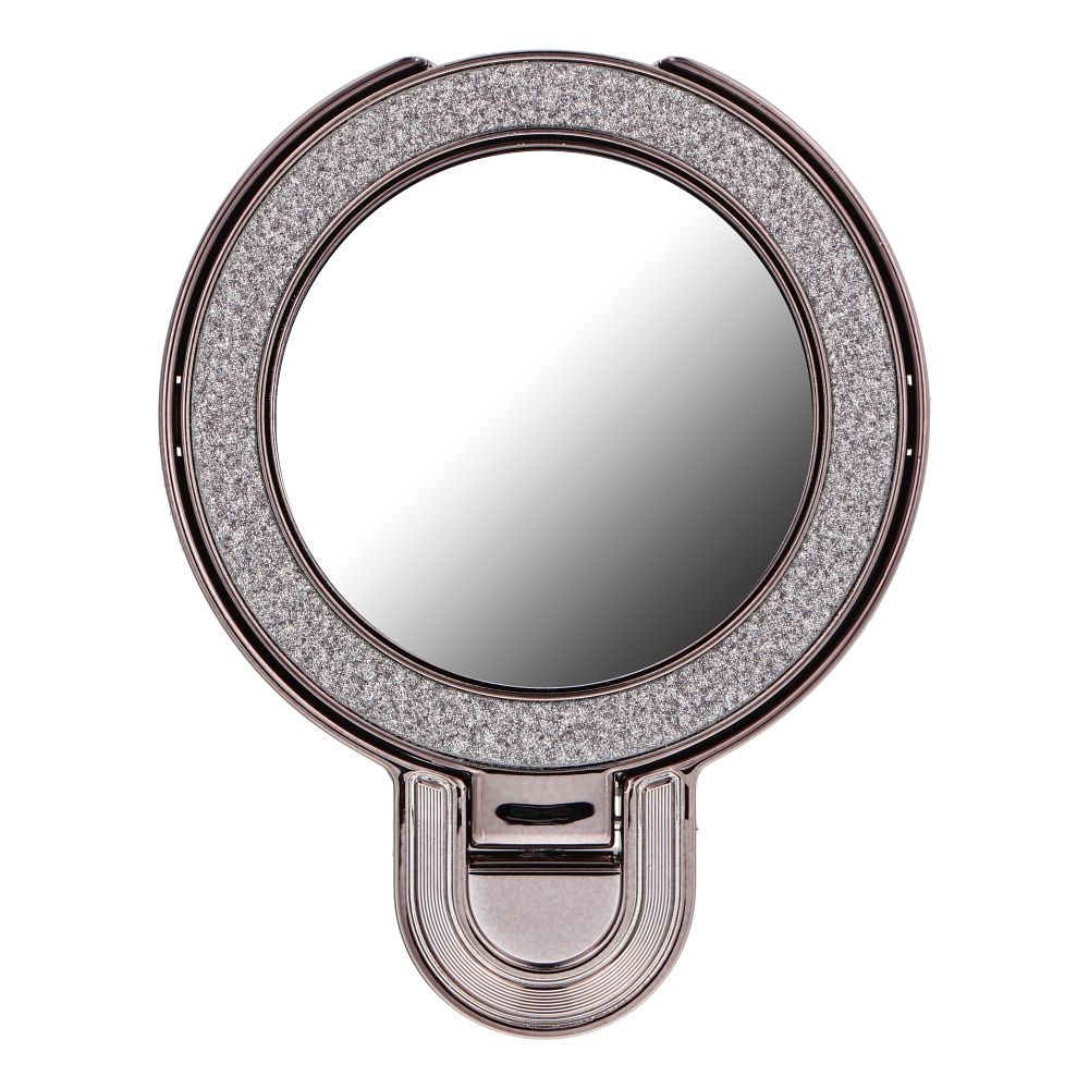 Tālruņa statīvs CIRCLE MIRROR – lipīgs – melns