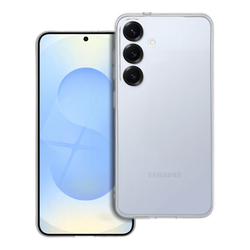 Viedtālruņa apvalks 2 mm caurspīdīgs SAMSUNG S25 (kameras aizsardzība)