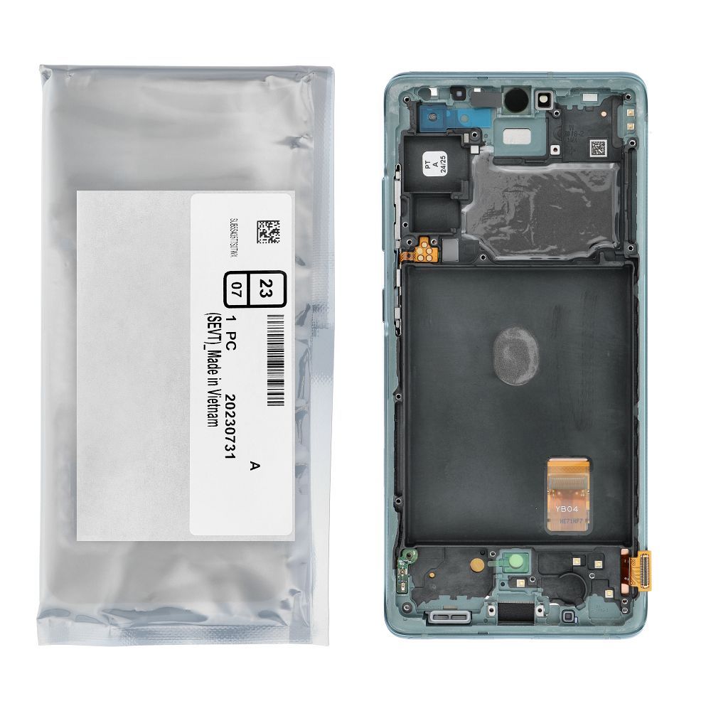 ServicePack LCD displejs SAMSUNG S20 FE 4G/5G G780F/G781F GH82-24214D Zaļa