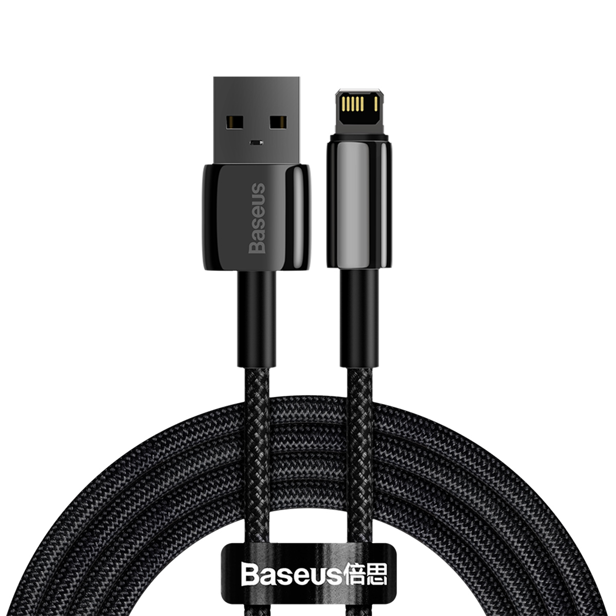 Baseus kabelis Tungsten USB - Lightning 2,0m 2,4A melns