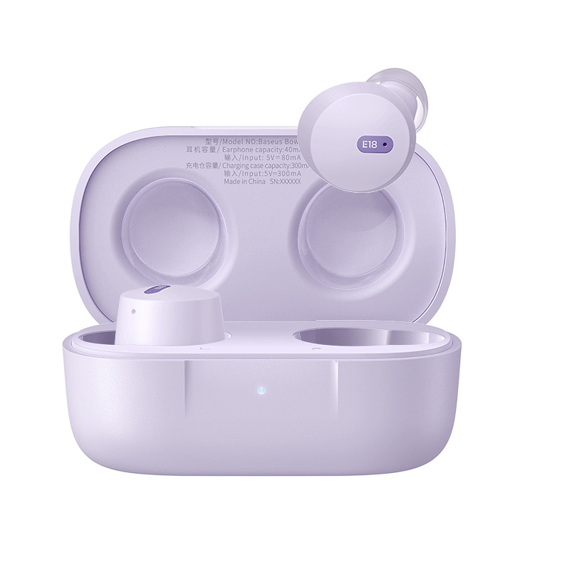 Baseus Bowie E18 Īstas bezvadu austiņas Zvaigžņu violeta