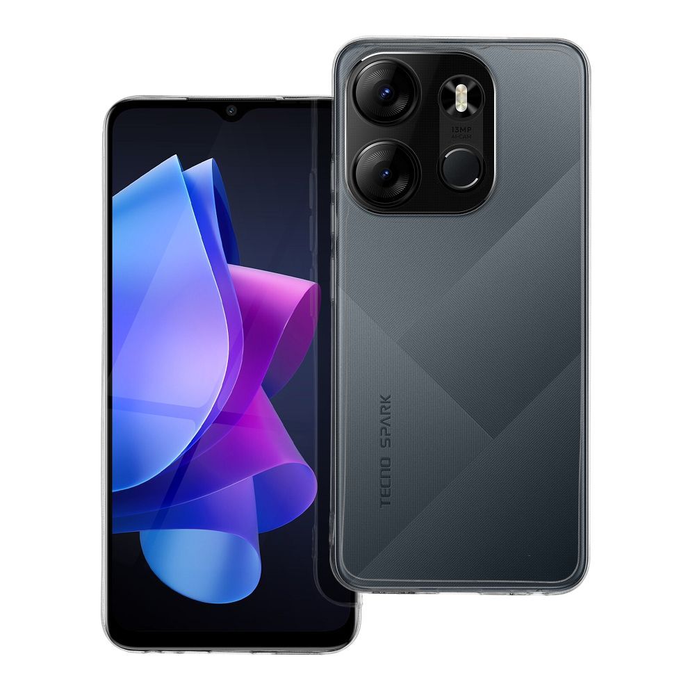 Caurspīdīgs 2 mm viedtālruņa apvalks TECNO Spark GO 2023 (ar kameras aizsardzību)