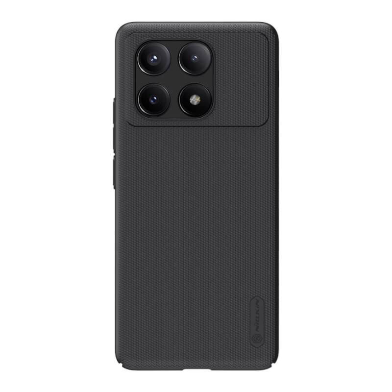 Nillkin Super Frosted Shield Pro viedtālruņa apvalks Xiaomi Redmi K70E/Poco X6 Pro 5G (melns)
