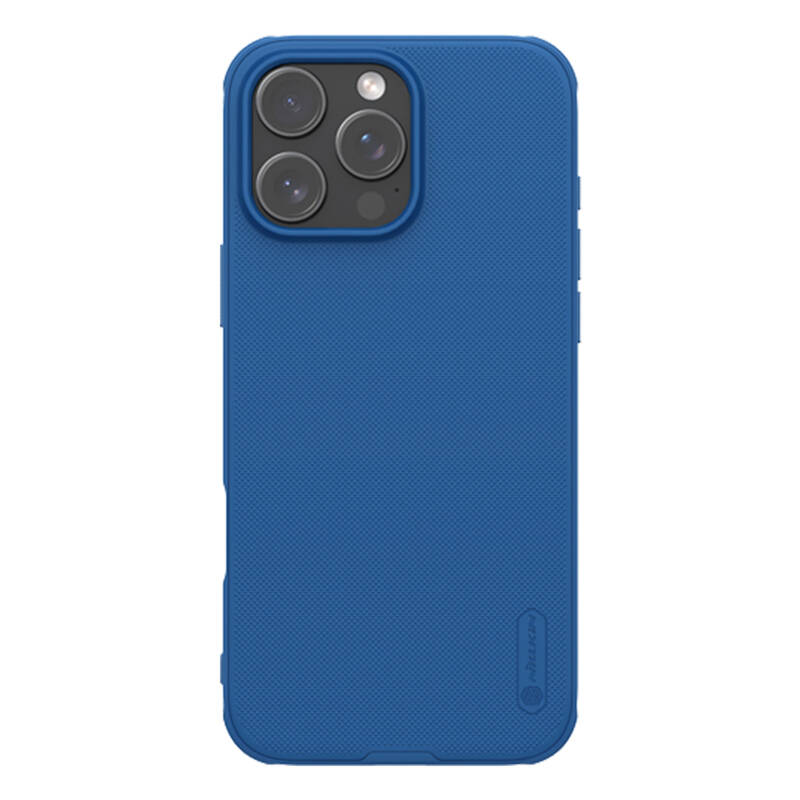 Nillkin Super Frosted Shield Pro Magnētiskais viedtālruņa apvalks iPhone 16 Pro zils