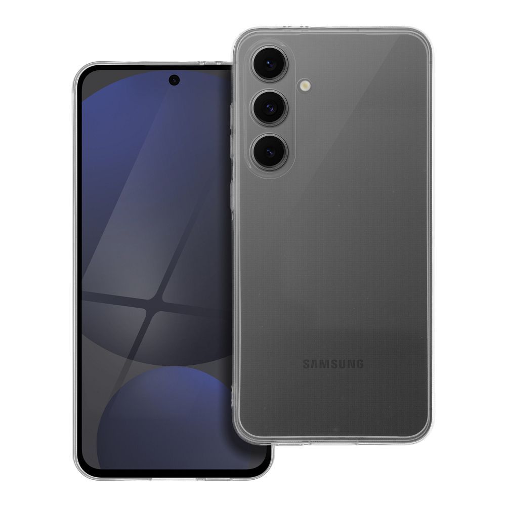 Caurspīdīgs viedtālruņa apvalks 2 mm SAMSUNG S24 FE (kameras aizsardzība) caurspīdīgs