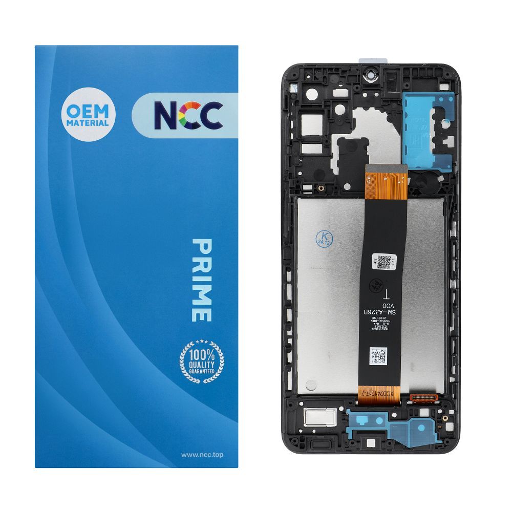 NCC LCD displejs SAMSUNG A32 5G A326 B/A/U/W OEM ar rāmi