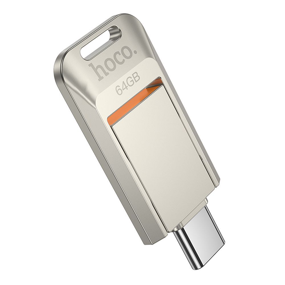 HOCO USB zibatmiņa USB A + USB C UD17 64GB USB3.0