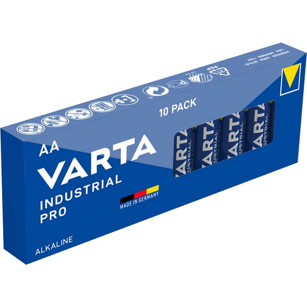 VARTA alkalīnā baterija R6 (AA) Industrial Pro 10 gab.