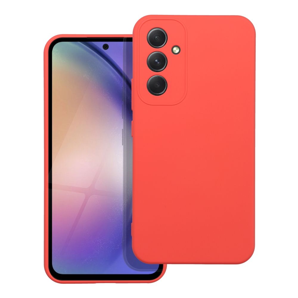 SILIKONA viedtālruņa apvalks SAMSUNG A54 5G persiku