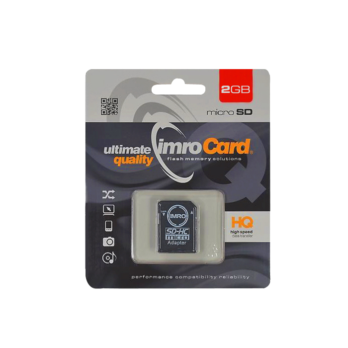 Atmiņas karte 2GB microSDHC cl. 6 + adapteris